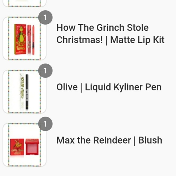 Kylie x The Grinch Bundle - Picture 3 of 4